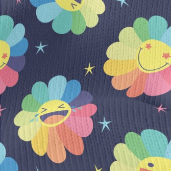 Colorful Sunflower Stretch Jersey