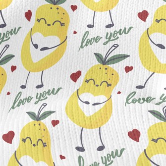 Cute Pear Baby Stretch Jersey