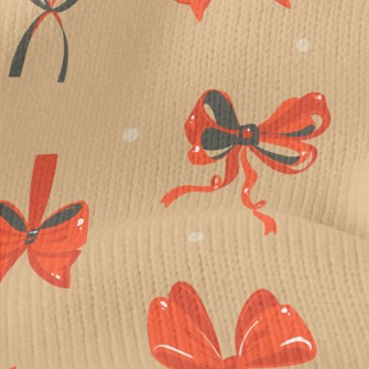 Red Bow Stretch Jersey