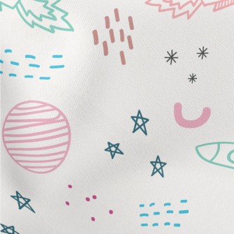 Planet Rocket Lightweight Cotton Poplin