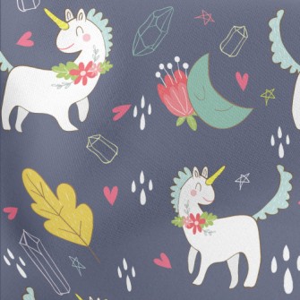 Love Pretty Unicorns Lightweight Cotton Poplin