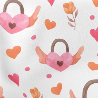 Love Key Lightweight Cotton Poplin