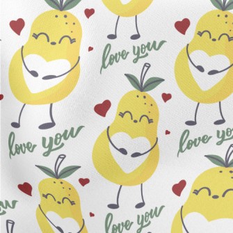 Cute Pear Baby Lightweight Cotton Poplin