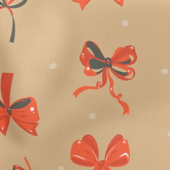 Red Bow Lightweight Cotton Poplin