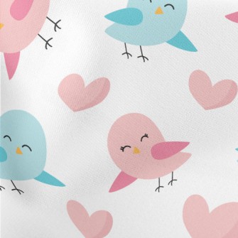 Happy Bird Lightweight Cotton Poplin
