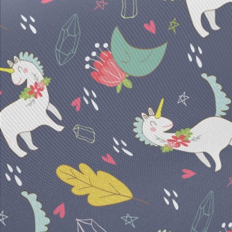 Love Pretty Unicorns Midweight Cotton Poplin