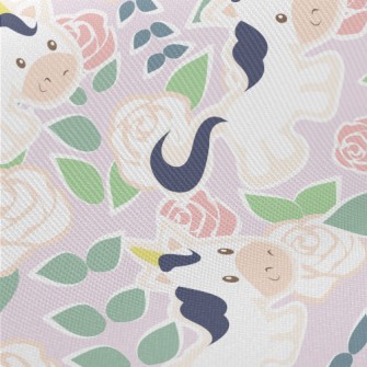 Rose Unicorn Midweight Cotton Poplin