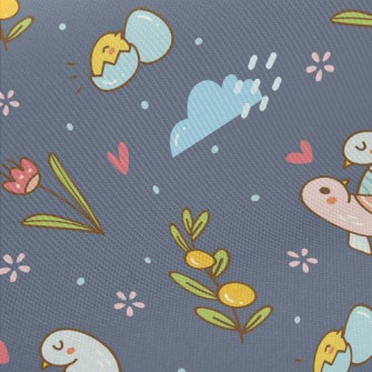 Cute Bird Midweight Cotton Poplin