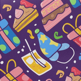 Happy Birthday Party Midweight Cotton Poplin