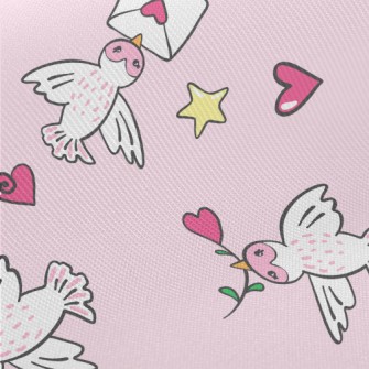 Send Love Birds Midweight Cotton Poplin