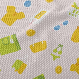 Shopping Mall Pattern Birdseye Piqué
