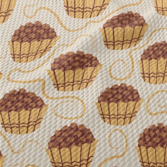 Chocolate Nut Crumb Cake Birdseye Piqué