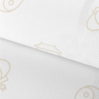 Tai Chi Temple And Dragon Patt Waterproof Oxford