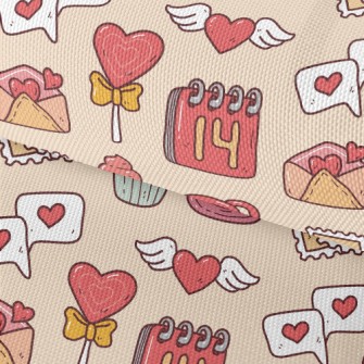 Love Valentine&#39;s Day Relat Waterproof Oxford