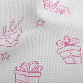 Birthday Cake Gift Birthday Ha Athletic Mesh Flat Back