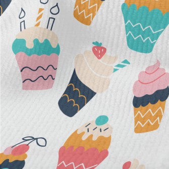 Cute Colorful Ice Cream Cup Terry