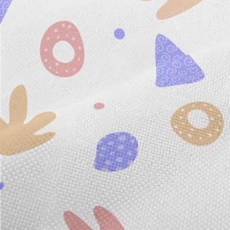 Colorful Irregular Circular Gr Performance Linen