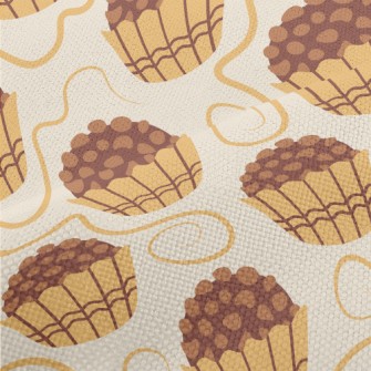 Chocolate Nut Crumb Cake Performance Linen