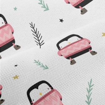Pink Sweater Penguin Performance Linen