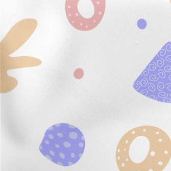 Colorful Irregular Circular Gr Stretch Ponte