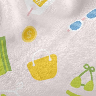 Shopping Mall Pattern Minky