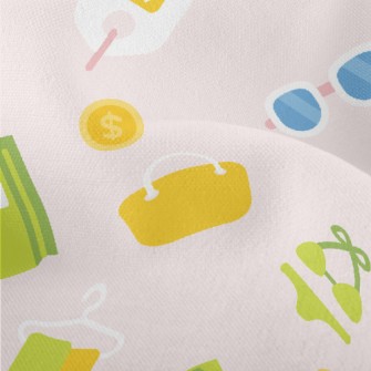 Shopping Mall Pattern Lightweight Performance Linen