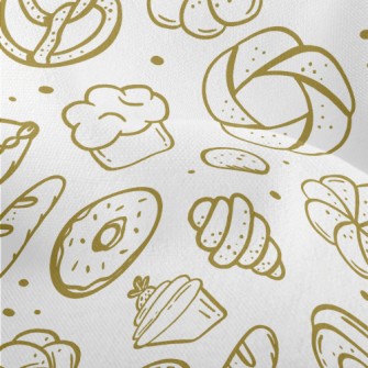 BreadPizzaCakeDonut Lightweight Performance Linen