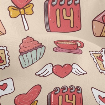 Love Valentine&#39;s Day Relat Lightweight Performance Linen