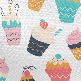 Cute Colorful Ice Cream Cup Pongee