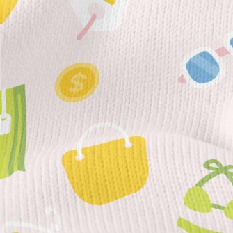 Shopping Mall Pattern Stretch Jersey