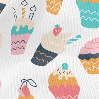 Cute Colorful Ice Cream Cup Stretch Jersey