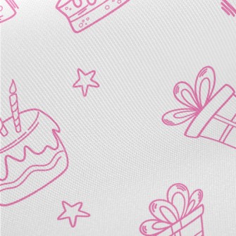 Birthday Cake Gift Birthday Ha Midweight Cotton Poplin