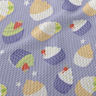 Strawberry And Lemon Cupcakes Birdseye Piqué