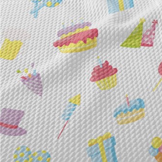 Colorful Cake Gift Firecracker Birdseye Piqué