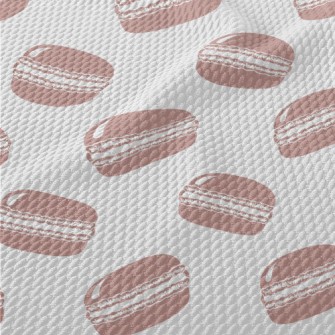 Purple Delicious Macarons Birdseye Piqué