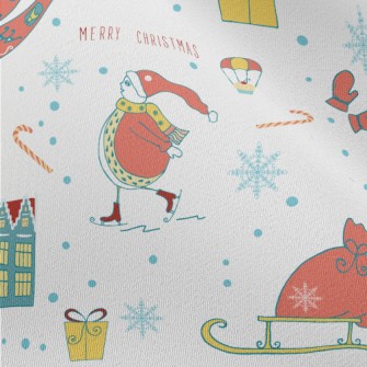 Snowflake Gift House Sled Chiffon