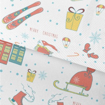 Snowflake Gift House Sled Waterproof Oxford