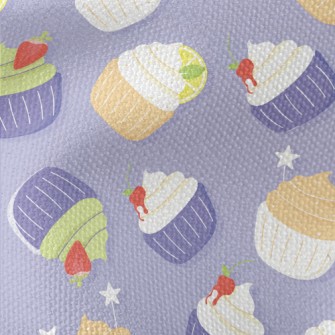 Strawberry And Lemon Cupcakes Waterproof Canvas