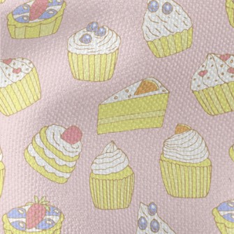 Assorted Fruit Cup Cakes Waterproof Canvas