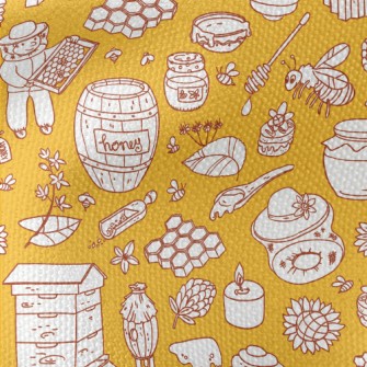 Beekeeper With Honeycomb Waterproof Canvas