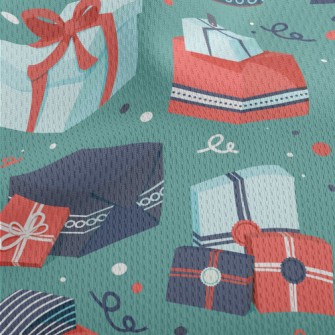 Various Gift Boxes Athletic Mesh Flat Back