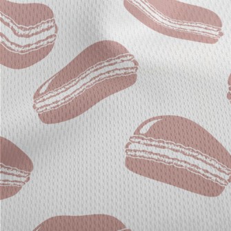 Purple Delicious Macarons Athletic Mesh Flat Back