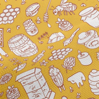 Beekeeper With Honeycomb Performance Linen
