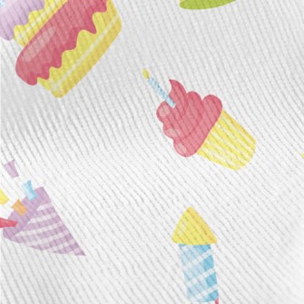 Colorful Cake Gift Firecracker Standard Corduroy