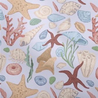 Hand Drawn Starfish Coral Shel Dobby