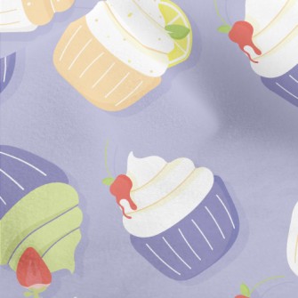 Strawberry And Lemon Cupcakes Micro Fleece