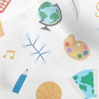 School Supplies Micro Fleece