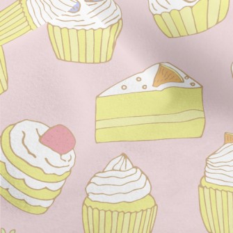 Assorted Fruit Cup Cakes Micro Fleece