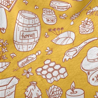 Beekeeper With Honeycomb Minky