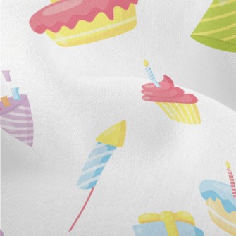 Colorful Cake Gift Firecracker Lightweight Performance Linen